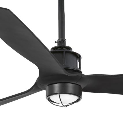 FARO 32100-10 - LED Ανεμιστήρας οροφής JUST FAN LED/17W/230V μαύρο + τηλεχειριστήριο