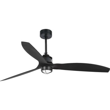 FARO 32100WT1N - LED ρυθμιζόμενος ανεμιστήρας οροφής JUST FAN M LED/16W/230V Ø 128 cm μαύρος Wi‑Fi Tuya + τηλεχειριστήριο