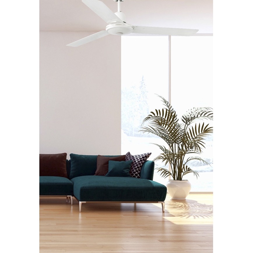 FARO 33005 - Ανεμιστήρας οροφής ECO INDUS δ. 120 cm λευκό