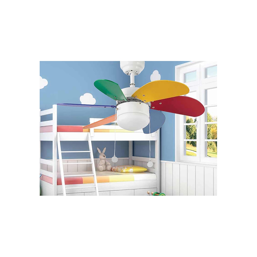 FARO 33179 - Ανεμιστήρας οροφής PALAO 1xE14/40W/230V