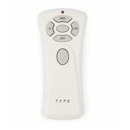 FARO 33370DC - Ανεμιστήρας οροφής LANTAU καφέ/ματ χρώμιο δ. 132 cm + τηλεχειριστήριο