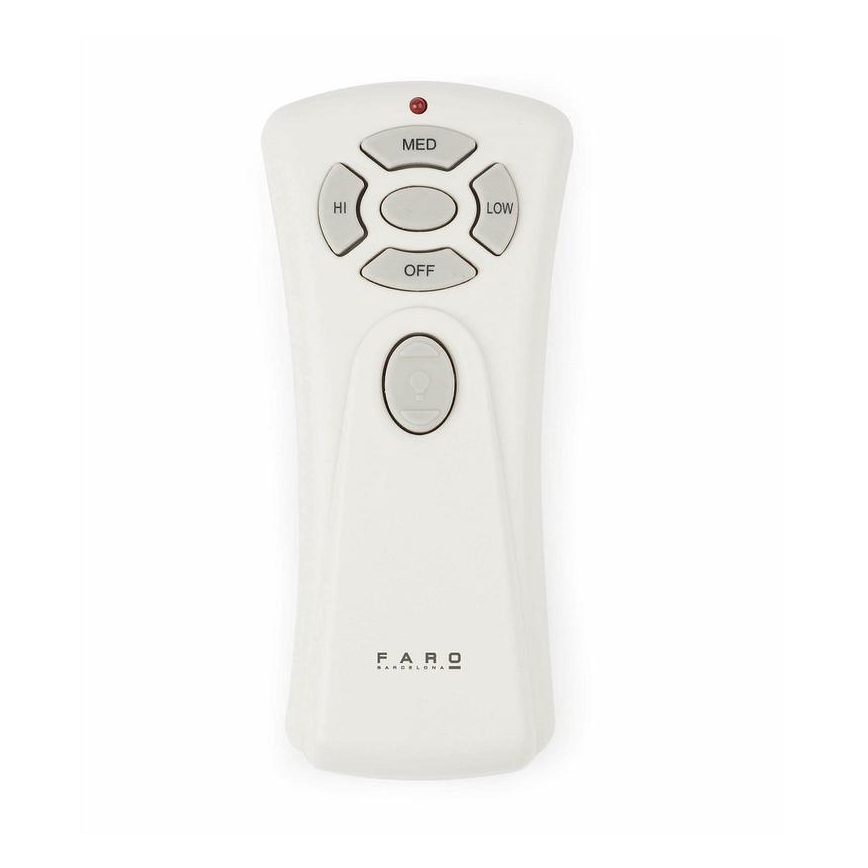 FARO 33370DC - Ανεμιστήρας οροφής LANTAU καφέ/ματ χρώμιο δ. 132 cm + τηλεχειριστήριο
