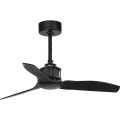 FARO 33424WT - Ανεμιστήρας οροφής JUST FAN S Ø 81 εκ. μαύρος Wi‑Fi Tuya + τηλεχειριστήριο