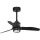 FARO 33424WT1N - LED ρυθμιζόμενος ανεμιστήρας οροφής JUST FAN S LED / 16W / 230V / Ø 81 cm, μαύρος, Wi-Fi Tuya + τηλεχειριστήριο