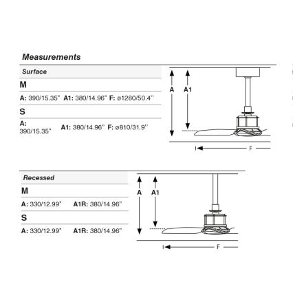 FARO 33428WT - Ανεμιστήρας οροφής JUST FAN S Ø 81 cm καφέ/ορείχαλκος Wi‑Fi Tuya + τηλεχειριστήριο