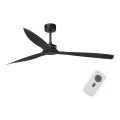 FARO 33432 - Ανεμιστήρας οροφής JUST FAN XL διάμετρος 178 cm μαύρο + τηλεχειριστήριο
