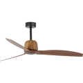 FARO 33435WT - Ανεμιστήρας οροφής WEAVER M, διάμ. 128 εκ., καφέ/μαύρο, Wi‑Fi Tuya + τηλεχειριστήριο