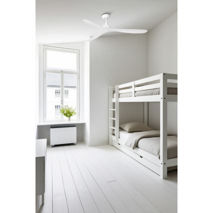 FARO 33446WT - Ανεμιστήρας οροφής GOTLAND L λευκό διάμετρος 132 cm Wi-Fi Tuya + τηλεχειριστήριο