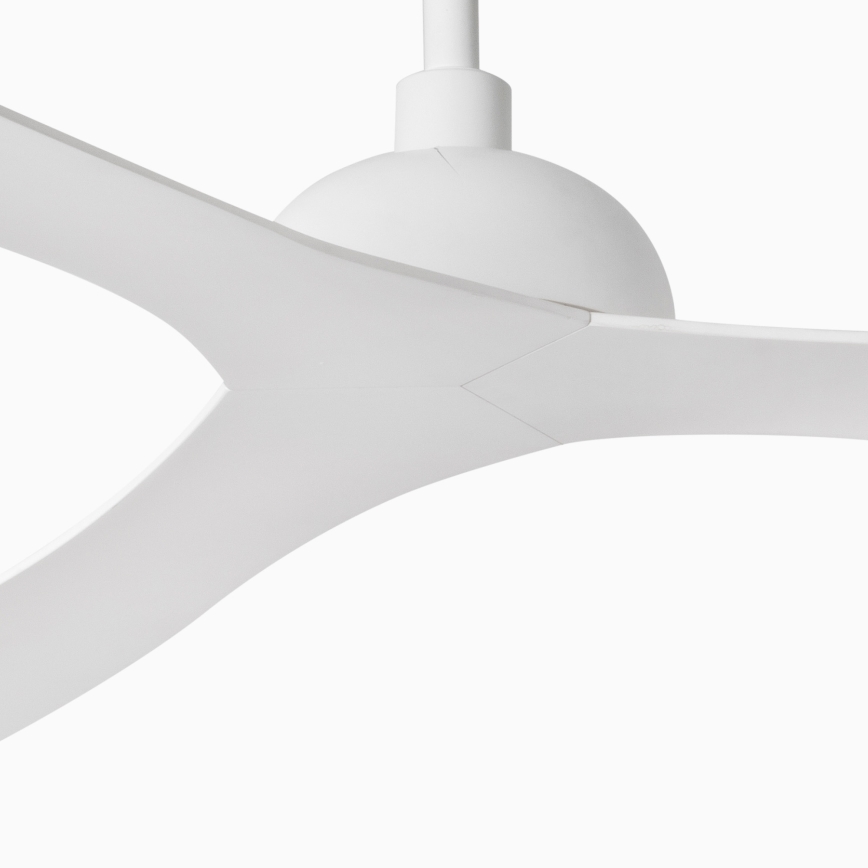 FARO 33446WT - Ανεμιστήρας οροφής GOTLAND L λευκό διάμετρος 132 cm Wi-Fi Tuya + τηλεχειριστήριο