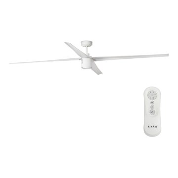 FARO 33494 - Ρυθμιζόμενο LED οροφής ανεμιστήρας ATTOS LED/20W/230V λευκός + τηλεχειριστήριο