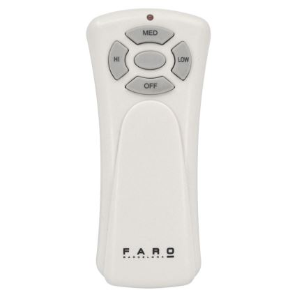 FARO 33516DC- Ανεμιστήρας οροφής LANTAU μαύρο/καφέ δ. 132 cm + τηλεχειριστήριο