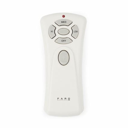 FARO 33518DC - Ανεμιστήρας οροφής LED LANTAU LED/15W/230V ματ χρώμιο/ξύλο + τηλεχειριστήριο