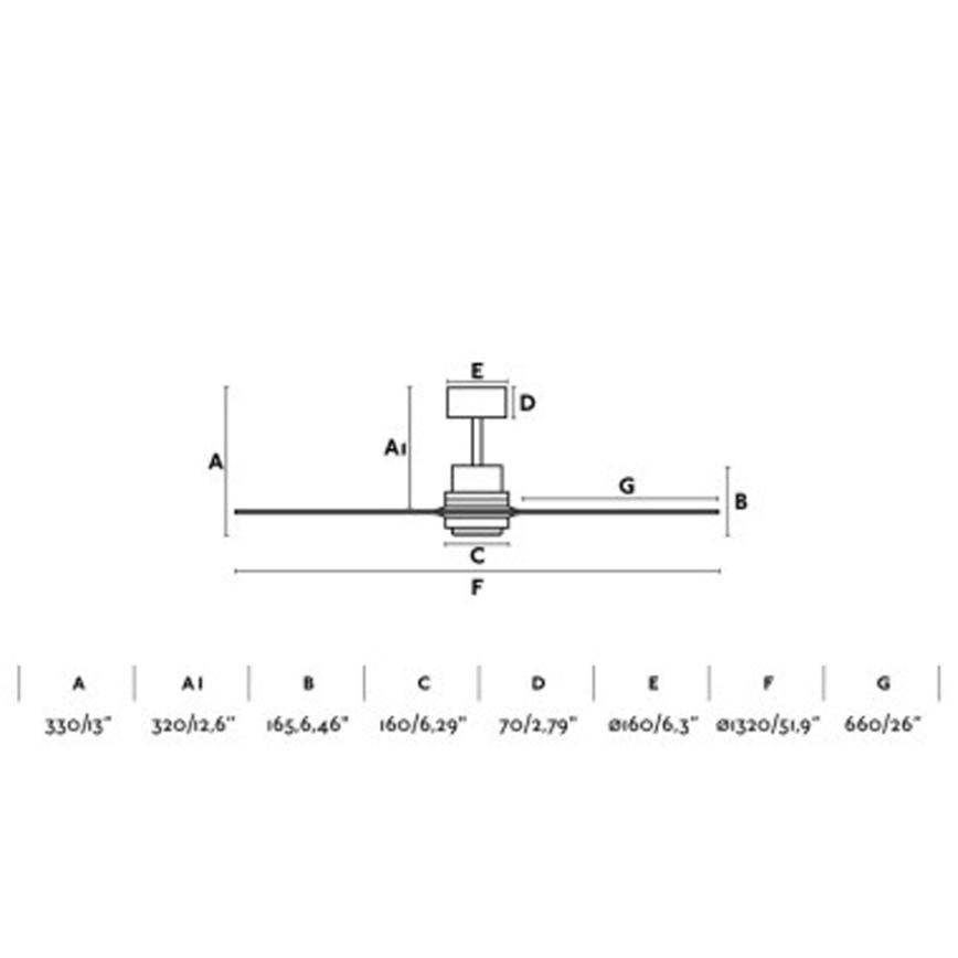 FARO 33518DC - Ανεμιστήρας οροφής LED LANTAU LED/15W/230V ματ χρώμιο/ξύλο + τηλεχειριστήριο