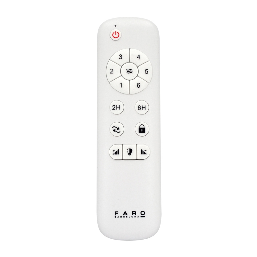 FARO 33524 - LED Ανεμιστήρας οροφής POROS LED/15W/230V λευκό/καφέ