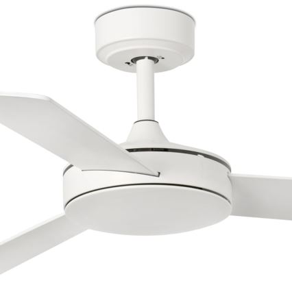FARO 33603DCWT - Ανεμιστήρας οροφής MINI MALLORCA S καφέ/λευκό διάμετρος 106 cm Wi-Fi Tuya + τηλεχειριστήριο
