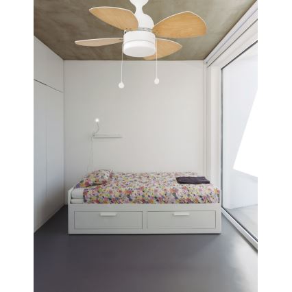 FARO 33704 - Οροφής ανεμιστήρας MEDITERRÁNEO 1xE14/8W/230V