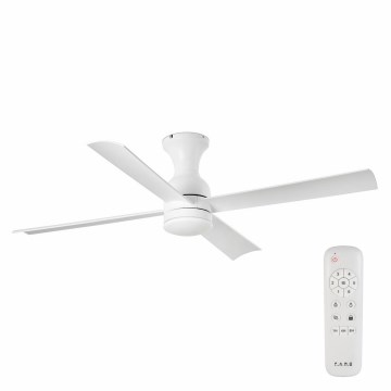 FARO 33756 - Ανεμιστήρας οροφής LED FRASER LED/16W/230V λευκό δ. 120 cm + τηλεχειριστήριο