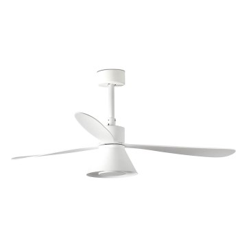 FARO 33760WT-22 - Ρυθμιζόμενος οροφής ανεμιστήρας AMELIA L CONE LED/20W/230V 2700/3500/5000K λευκός pr. 132 cm Wi-Fi Tuya + τηλεχειριστήριο