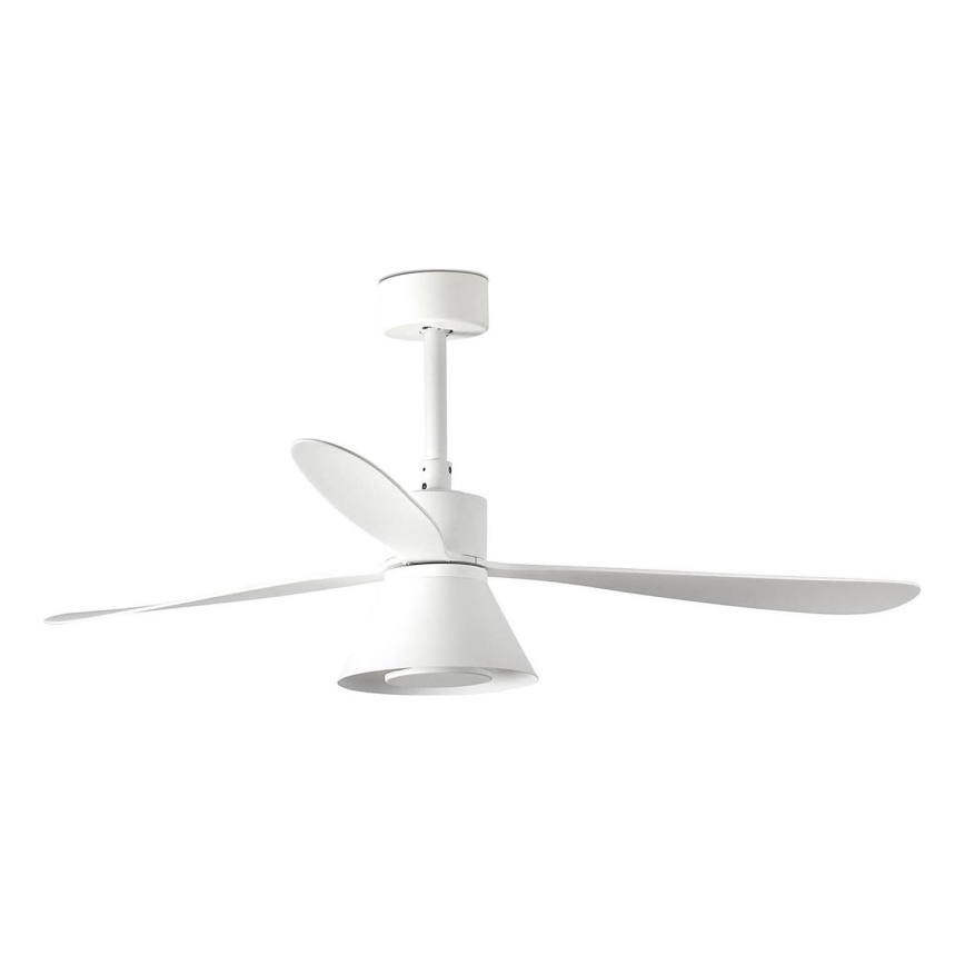 FARO 33760WT-22 - Ρυθμιζόμενος οροφής ανεμιστήρας AMELIA L CONE LED/20W/230V 2700/3500/5000K λευκός pr. 132 cm Wi-Fi Tuya + τηλεχειριστήριο