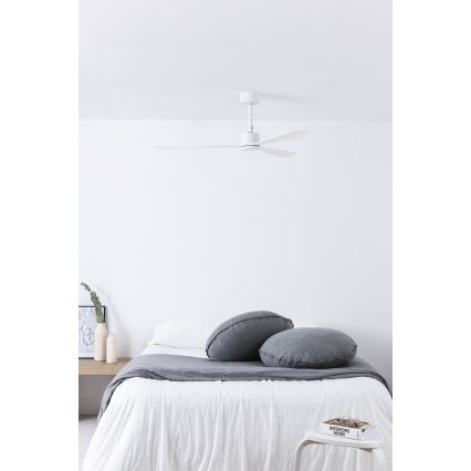 FARO 33760WT - Ανεμιστήρας οροφής AMELIA L λευκό διάμετρος 132 cm Wi-Fi Tuya + τηλεχειριστήριο