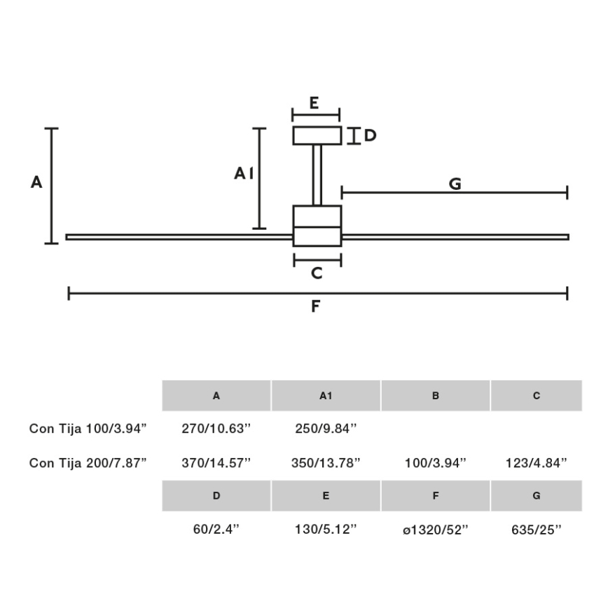 FARO 33760WT - Ανεμιστήρας οροφής AMELIA L λευκό διάμετρος 132 cm Wi-Fi Tuya + τηλεχειριστήριο