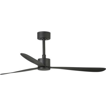 FARO 33761WT - Ανεμιστήρας οροφής AMELIA L μαύρο διάμετρος 132 cm Wi-Fi Tuya + τηλεχειριστήριο