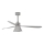 FARO 33762WT-24 - Ανεμιστήρας οροφής LED με ρυθμιζόμενο φωτισμό AMELIA L CONE LED/20W/230V 2700/3500/5000K γκρι, διάμ. 132 cm Wi‑Fi Tuya + τηλεχειριστήριο