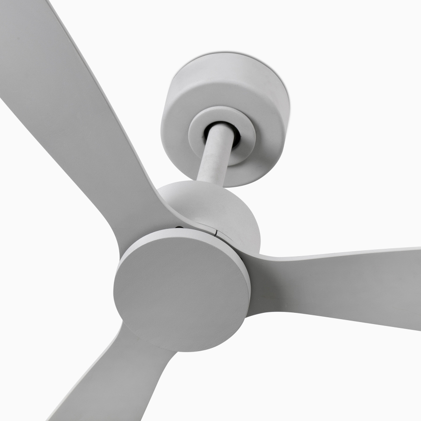 FARO 33762WT - Ανεμιστήρας οροφής AMELIA L γκρι διάμετρος 132 cm Wi-Fi Tuya + τηλεχειριστήριο