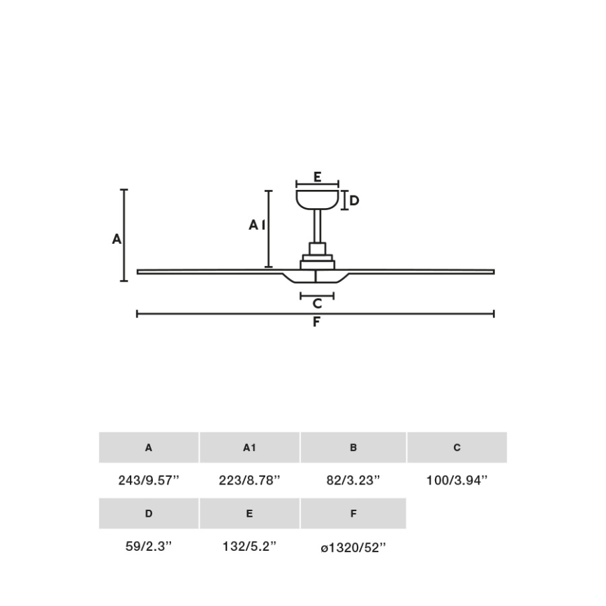 FARO 33810WT - Ανεμιστήρας οροφής HEYWOOD L ξύλο/λευκό διάμετρος 132 cm Wi-Fi Tuya + τηλεχειριστήριο