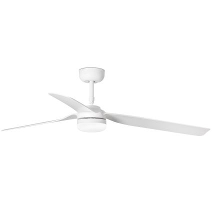 FARO 33814WP-20 - Ανεμιστήρας οροφής LED Dimmable PUNT M LED/24W/230V 3000K/4200K/6500K λευκό δ. 130 cm SMART + τηλεχειριστήριο