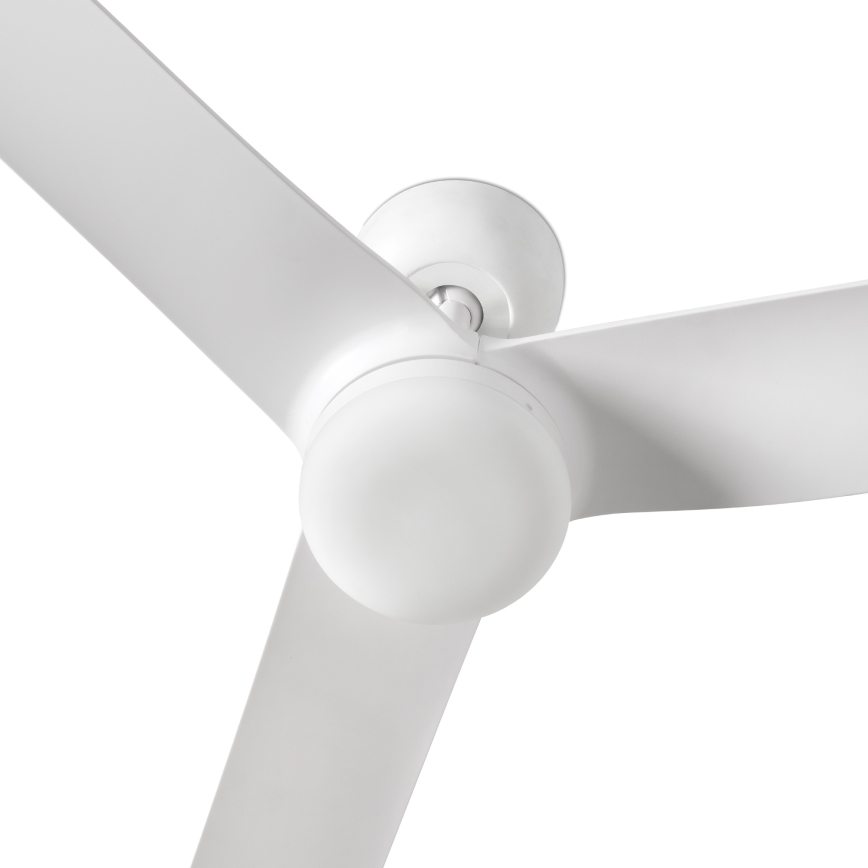 FARO 33814WT-20 - Ανεμιστήρας οροφής LED Dimmable PUNT M LED/18W/230V 3000/4200/6500K λευκό διάμετρος 132 cm Wi-Fi Tuya + τηλεχειριστήριο