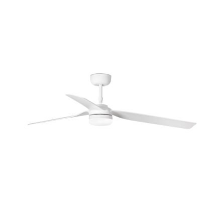 FARO 33814WT-20 - Ανεμιστήρας οροφής LED Dimmable PUNT M LED/18W/230V 3000/4200/6500K λευκό διάμετρος 132 cm Wi-Fi Tuya + τηλεχειριστήριο