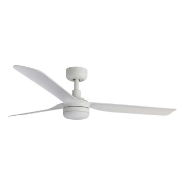 FARO 33814WT1S - Ρυθμιζόμενος ανεμιστήρας οροφής LED PUNT M LED/18W/230V 2700/3000/4000K διάμ. 132 cm λευκός Wi‑Fi Tuya + τηλεχειριστήριο