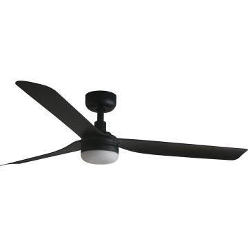 FARO 33815WT-21 - Ανεμιστήρας οροφής PUNT M LED/18W/230V 2700/3000/4000K με ρυθμιζόμενο LED φωτισμό, μαύρος Ø 132 cm Wi‑Fi Tuya + τηλεχειριστήριο