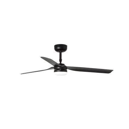 FARO 33815WT-21 - Ανεμιστήρας οροφής PUNT M LED/18W/230V 2700/3000/4000K με ρυθμιζόμενο LED φωτισμό, μαύρος Ø 132 cm Wi‑Fi Tuya + τηλεχειριστήριο