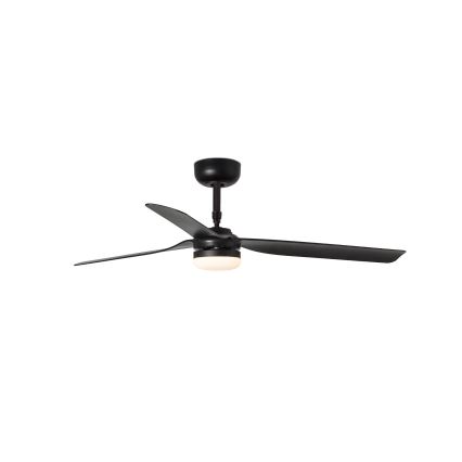 FARO 33815WT-21 - Ανεμιστήρας οροφής PUNT M LED/18W/230V 2700/3000/4000K με ρυθμιζόμενο LED φωτισμό, μαύρος Ø 132 cm Wi‑Fi Tuya + τηλεχειριστήριο