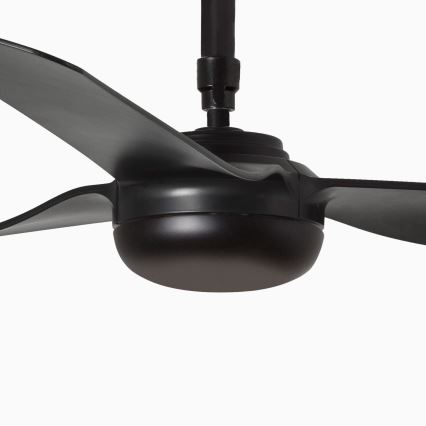 FARO 33815WT - Ανεμιστήρας οροφής PUNT M μαύρο διάμετρος 132 cm Wi-Fi Tuya + τηλεχειριστήριο