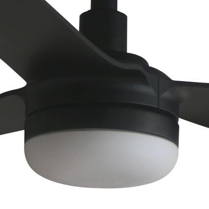 FARO 33815WT1S - Ρυθμιζόμενος LED ανεμιστήρας οροφής PUNT M LED/18W/230V 2700/3000/4000K Ø132 cm μαύρος Wi-Fi Tuya + τηλεχειριστήριο