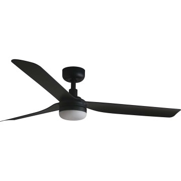 FARO 33815WT1S - Ρυθμιζόμενος LED ανεμιστήρας οροφής PUNT M LED/18W/230V 2700/3000/4000K Ø132 cm μαύρος Wi-Fi Tuya + τηλεχειριστήριο