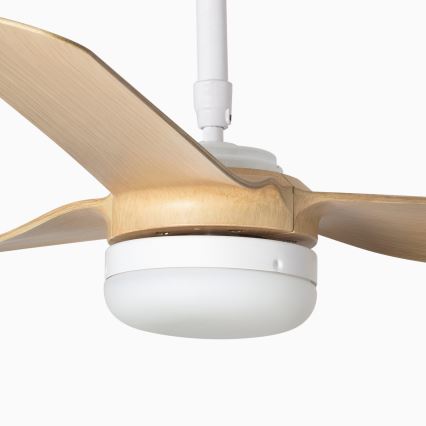 FARO 33816-20 - Ανεμιστήρας οροφής PUNT LED/18W/230V Wi-Fi μπεζ/λευκό + τηλεχειριστήριο