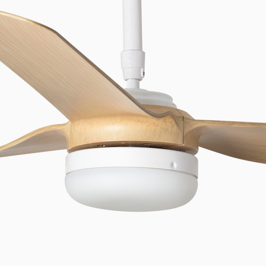 FARO 33816-20 - Ανεμιστήρας οροφής PUNT LED/18W/230V Wi-Fi μπεζ/λευκό + τηλεχειριστήριο
