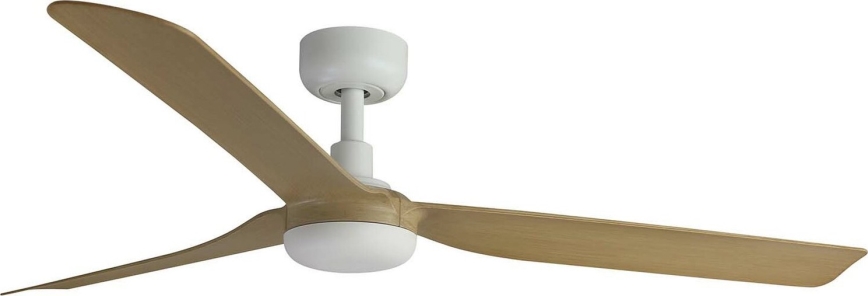 FARO 33816WT - Ανεμιστήρας οροφής PUNT M καφέ/λευκό διάμετρος 132 cm Wi-Fi Tuya + τηλεχειριστήριο