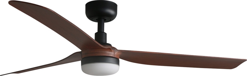 FARO 33817WT-21 - Ανεμιστήρας οροφής LED Dimmable PUNT M LED/18W/230V καφέ/μαύρο διάμετρος 132 cm Wi-Fi Tuya + τηλεχειριστήριο