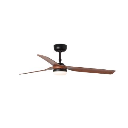 FARO 33817WT-21 - Ρυθμιζόμενος ανεμιστήρας οροφής LED PUNT M LED/18W/230V καφέ/μαύρο Ø 132 cm Wi-Fi Tuya + τηλεχειριστήριο