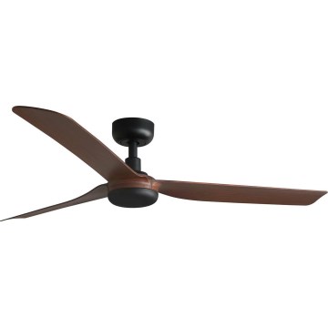 FARO 33817WT - Ανεμιστήρας οροφής PUNT M καφέ/μαύρο διάμετρος 132 cm Wi-Fi Tuya + τηλεχειριστήριο