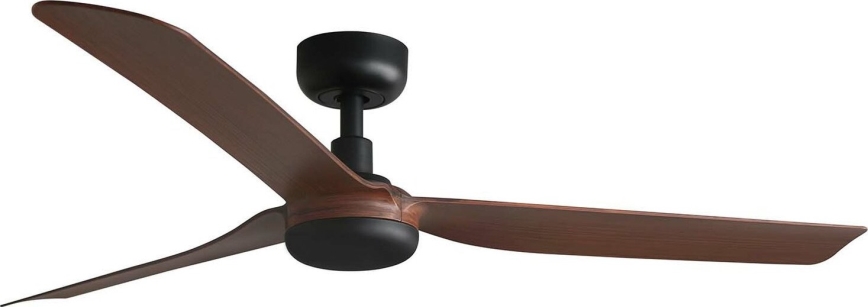 FARO 33817WT - Ανεμιστήρας οροφής PUNT M καφέ/μαύρο διάμετρος 132 cm Wi-Fi Tuya + τηλεχειριστήριο