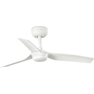 FARO 33820WT - Ανεμιστήρας οροφής MINI PUNT S λευκό διάμετρος 90 cm Wi-Fi Tuya + τηλεχειριστήριο