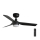 FARO 33822-1TW - LED Dimming ceiling fan MINI PUNT S LED/10W 2700/4000/6000K μαύρο διάμετρος 90 cm + τηλεχειριστήριο