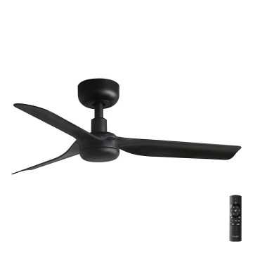 FARO 33822 - Οροφής ανεμιστήρας MINI PUNT S μαύρος διάμετρος 90 εκ. + τηλεχειριστήριο