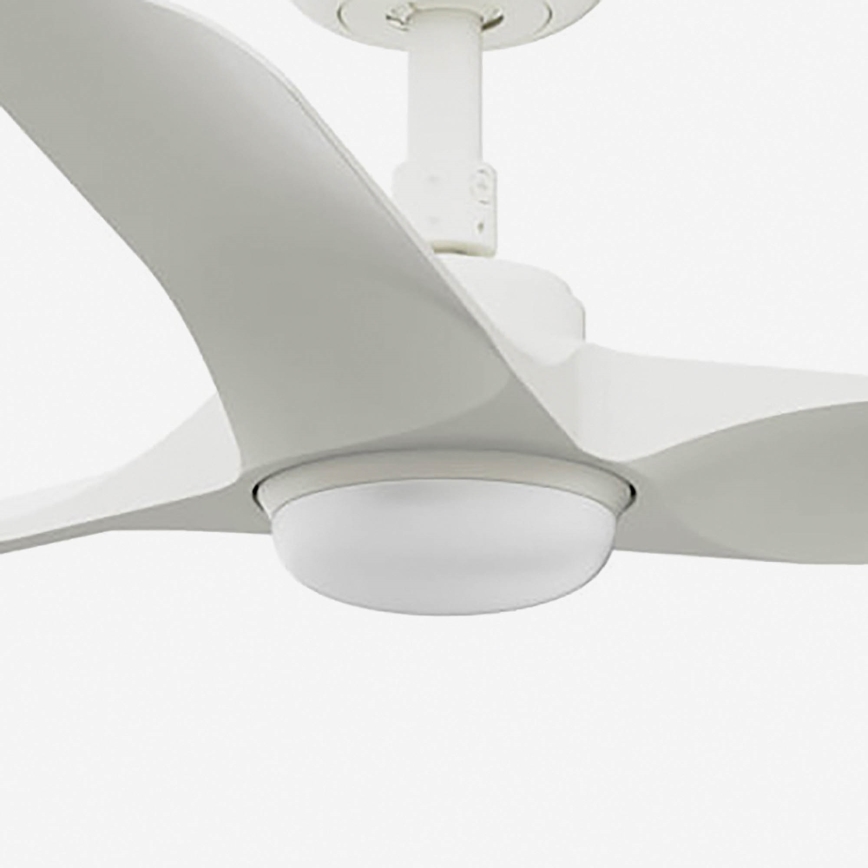 FARO 33824-1TW - Ρυθμιζόμενος ανεμιστήρας οροφής HEY S με LED/10W/230V 2700/3000/4000K, λευκός, διάμ. 90 εκ. + τηλεχειριστήριο